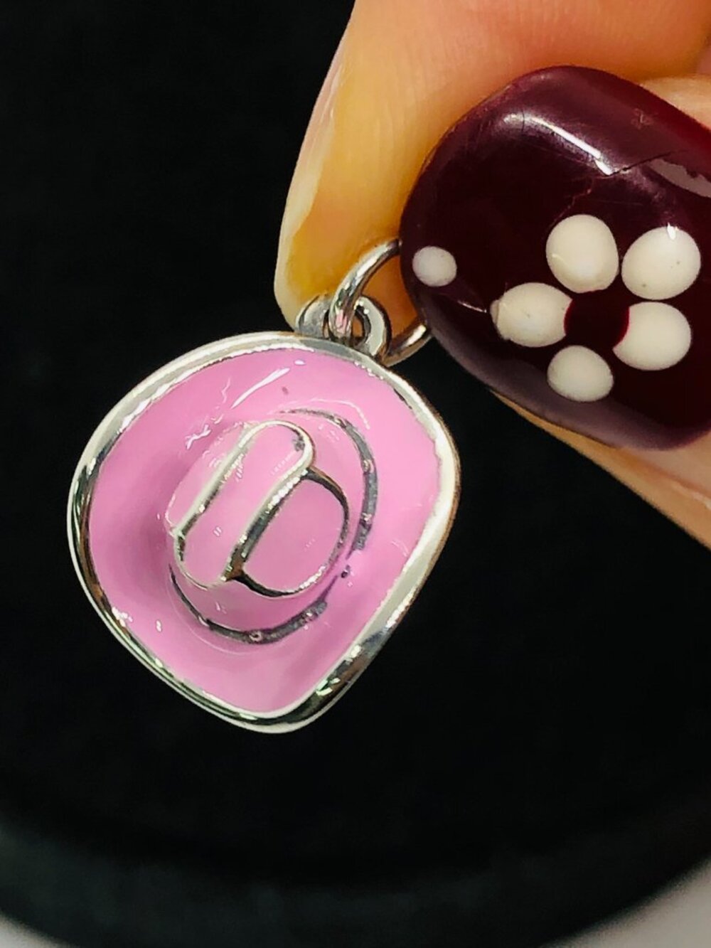 James Avery Enamel Cowgirl Hat Charm